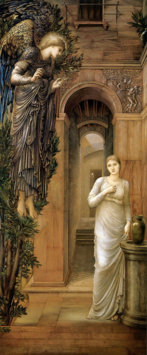 Edward Burne-Jones, L’Annonciation, 1876-1879