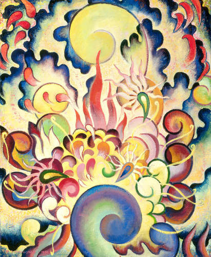 Jock Macdonald, Chrysanthèmes, 1938