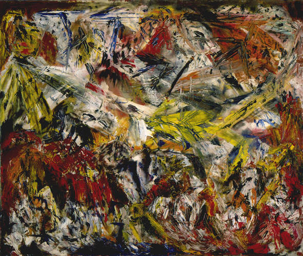 Marcel Barbeau, Tumult with a Tense Jaw (Tumulte à la mâchoire crispée), 1946