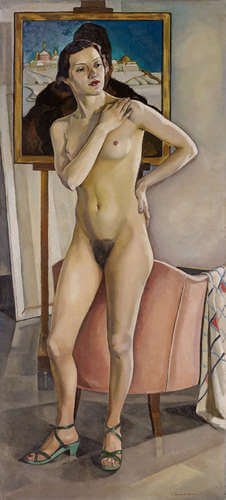 Art Canada Institute, Lilias Torrance Newton, Nude in the Studio, 1933