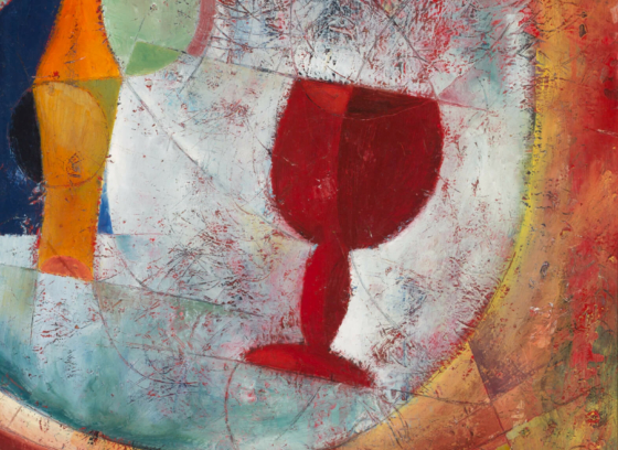 Still Life: Red Goblet