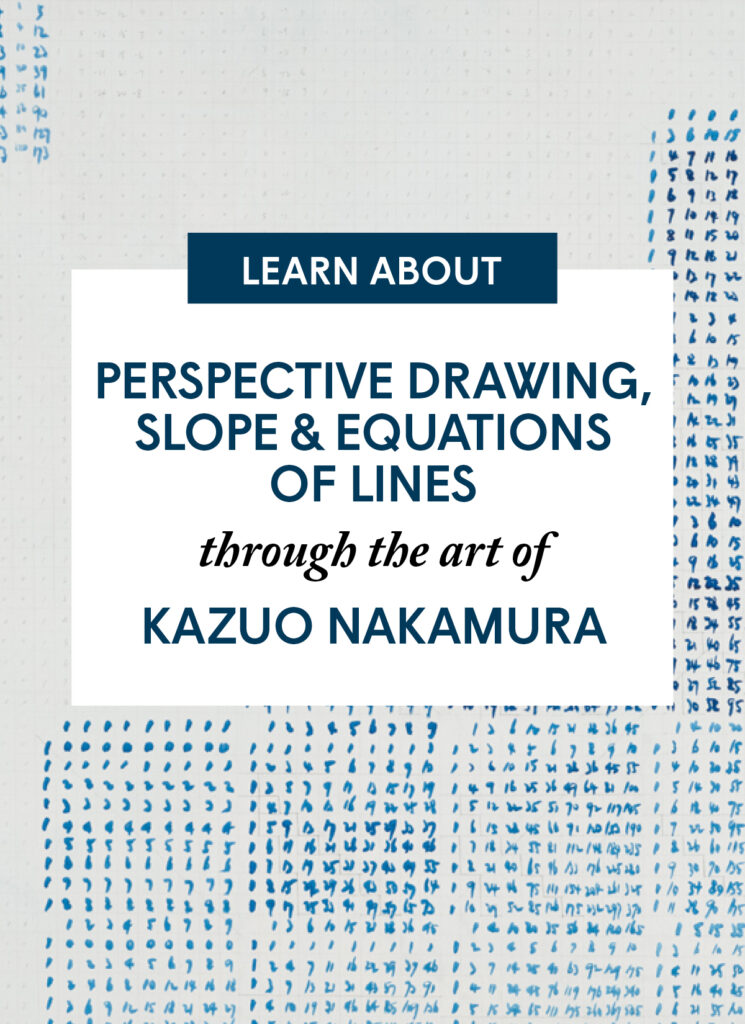 Perspective Drawing, Slope, and Equations of Lines through the Art of Kazuo Nakamura