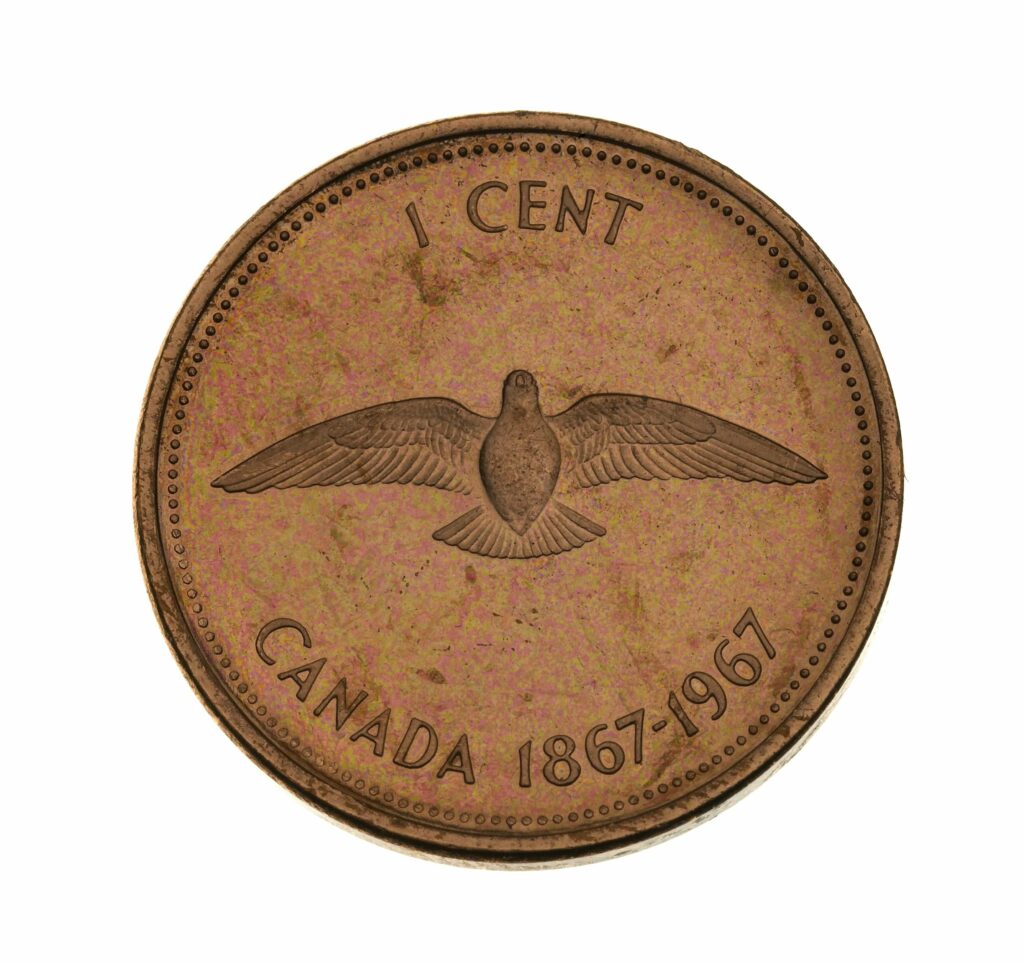 Pièce du centenaire, Alex Colville, 1 cent, Canada