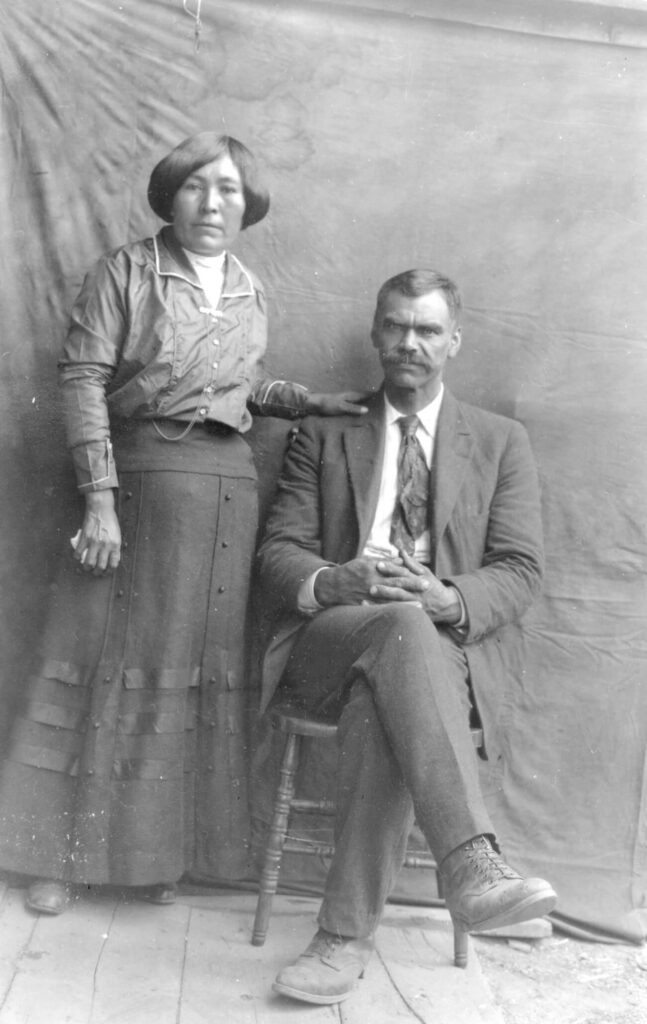 Betsy Adams (née Duchamp) and George P. Adams