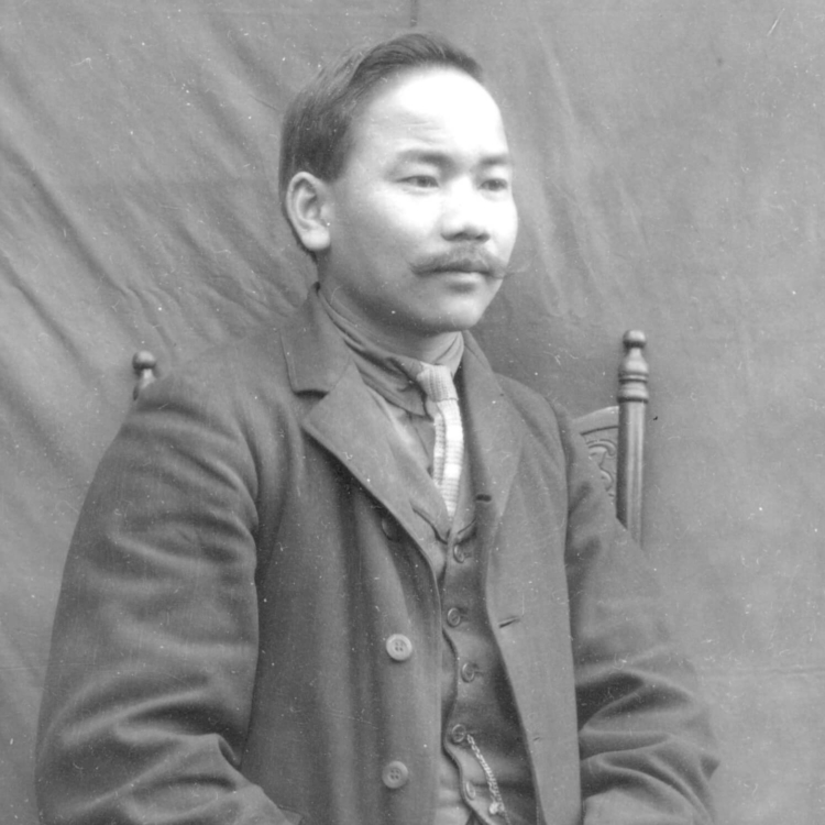 <p>C.D. Hoy, Hoy Self-Portrait, c.1910. P1655 Barkerville Historic Town Archives.</p>
<p> </p>
<p>Banner image: C.D. Hoy, Laura (Yee) Sing, c.1915. P2062 Barkerville Historic Town Archives.</p>
