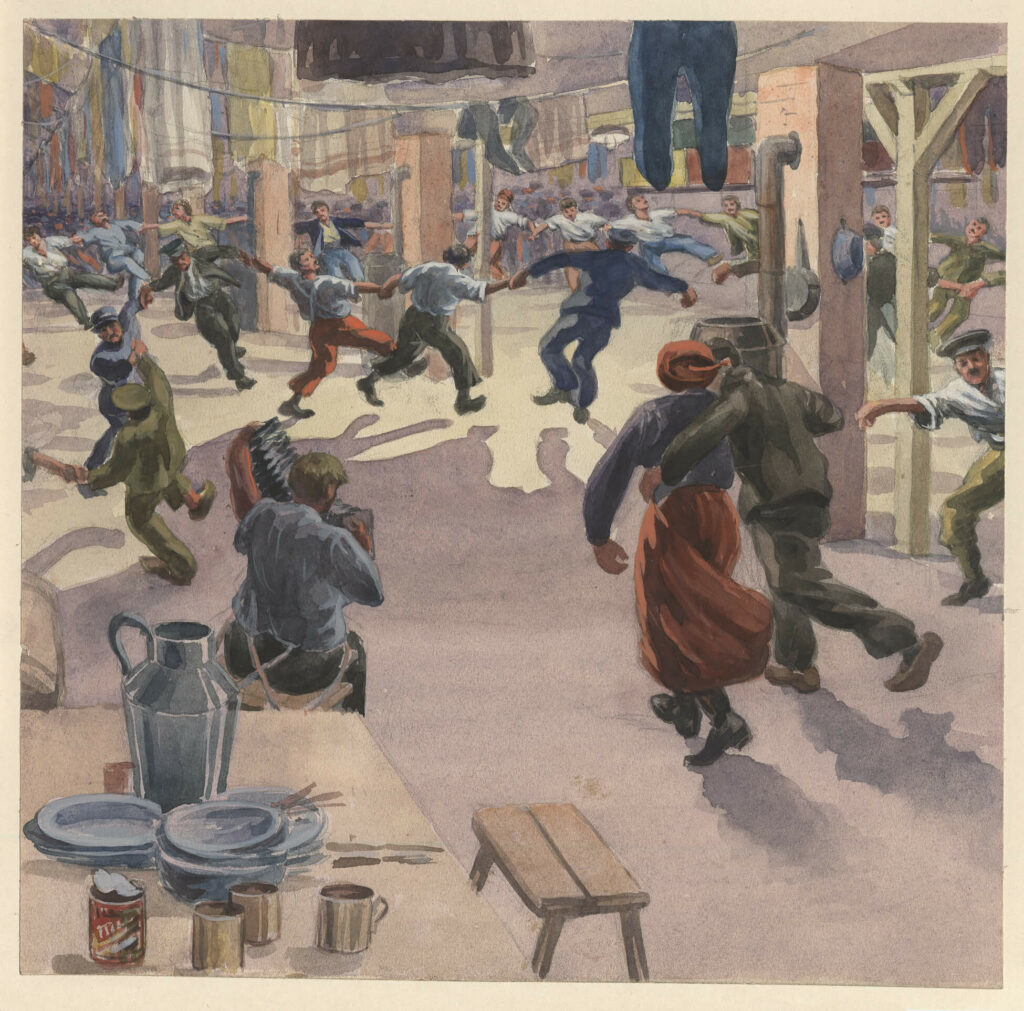 An Injured Soldier, 1916 Painting by Georges Bertin Scott - Fine Art America