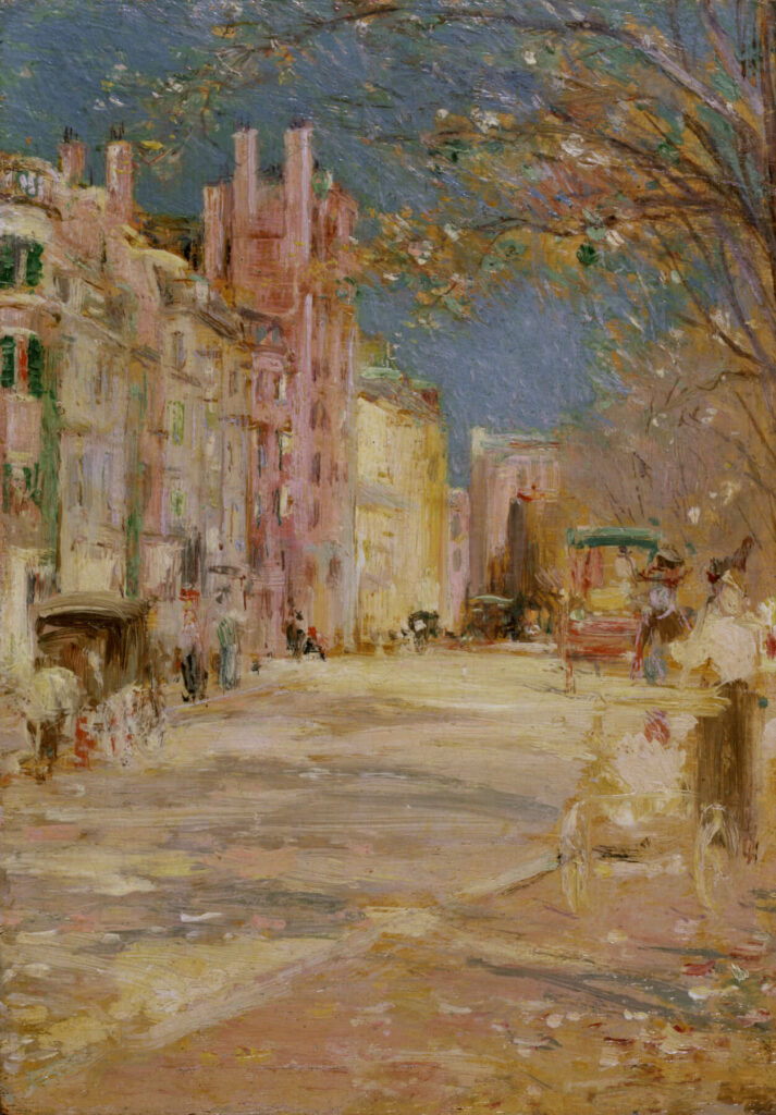 Scène d’une rue de Boston [Boston Common]