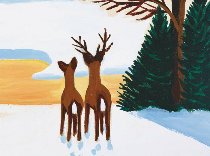 Deer in Winter, c.1950