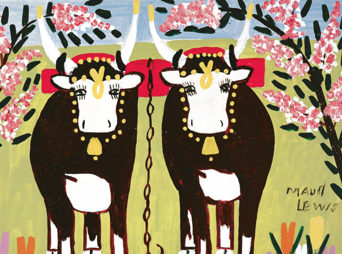 Oxen in Spring [Two Oxen with Yoke], c.1960s