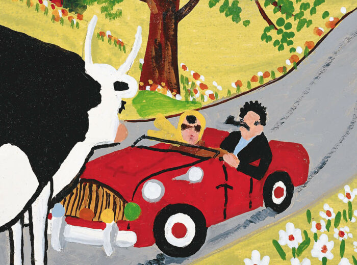Roadster and Cow, c.1960s