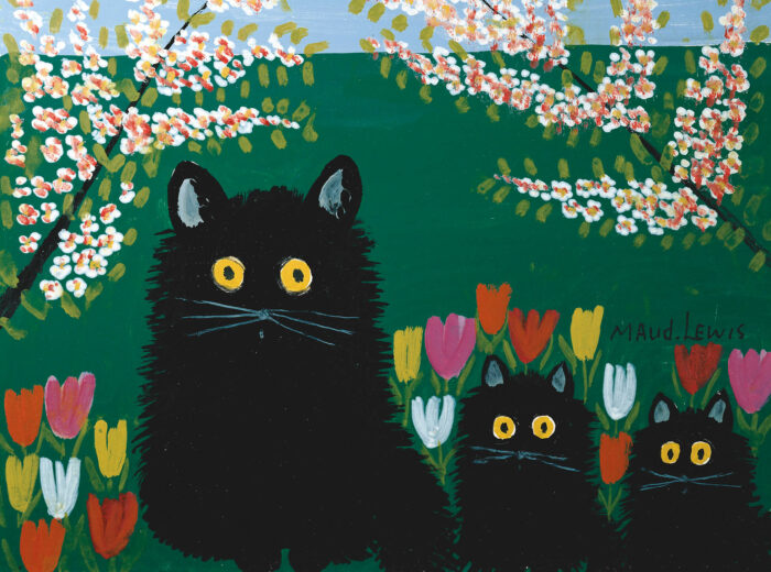 Trois chat noirs, 1955