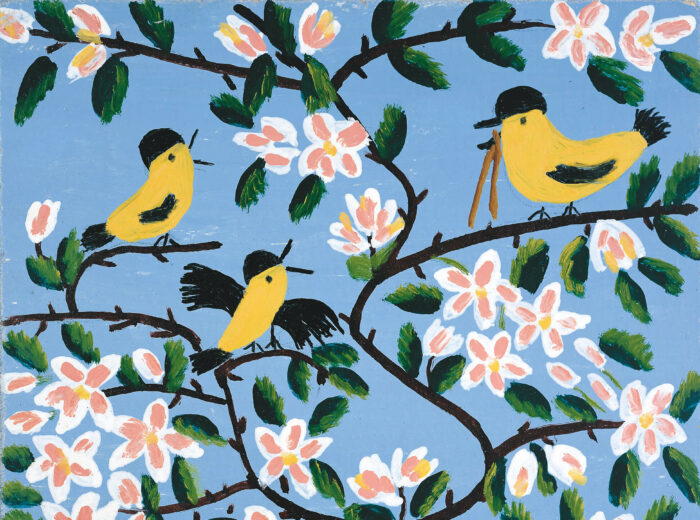 Oiseaux jaunes, vers les années 1960