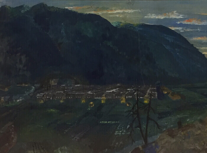 Tashme au crépuscule, juillet/août 1944, 1944