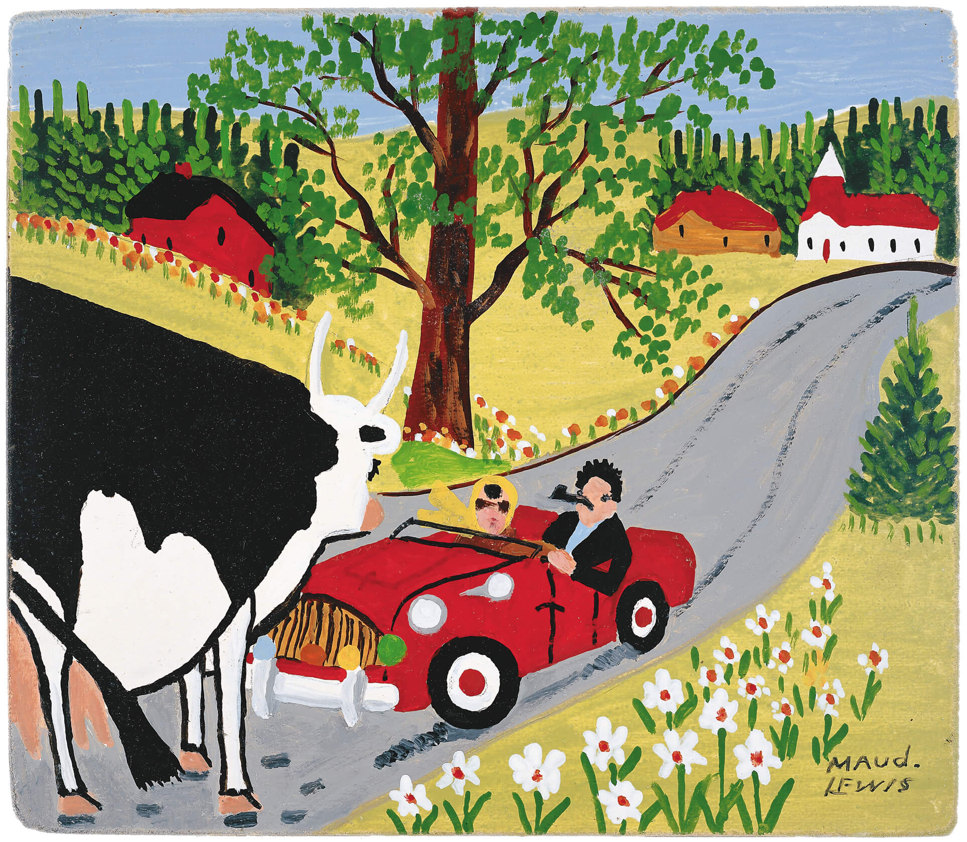 Roadster and Cow, c.1960s