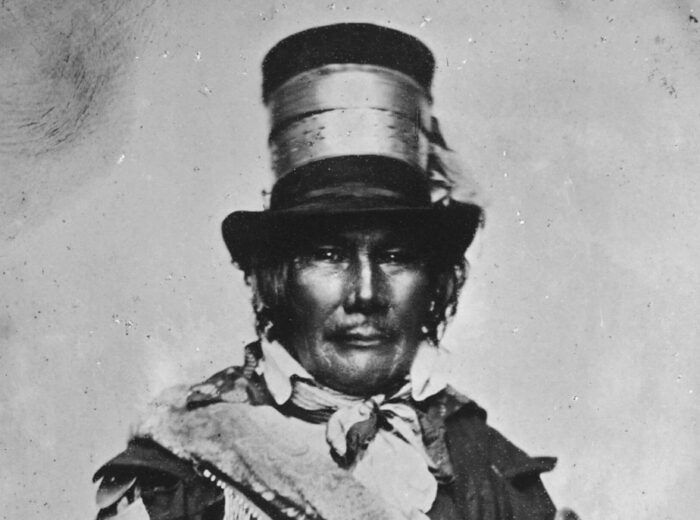 Chief Oshawana (John Naudee), 1858