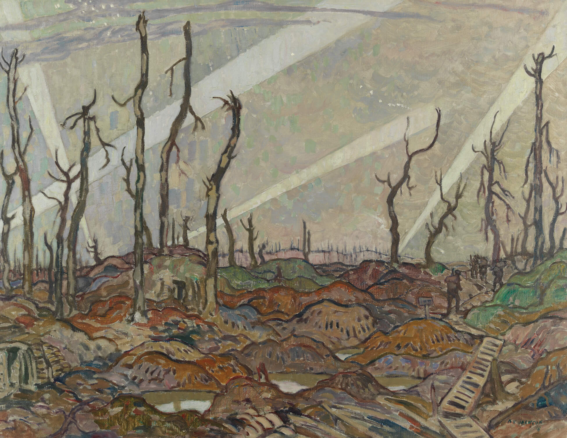 A Copse, Evening, 1918