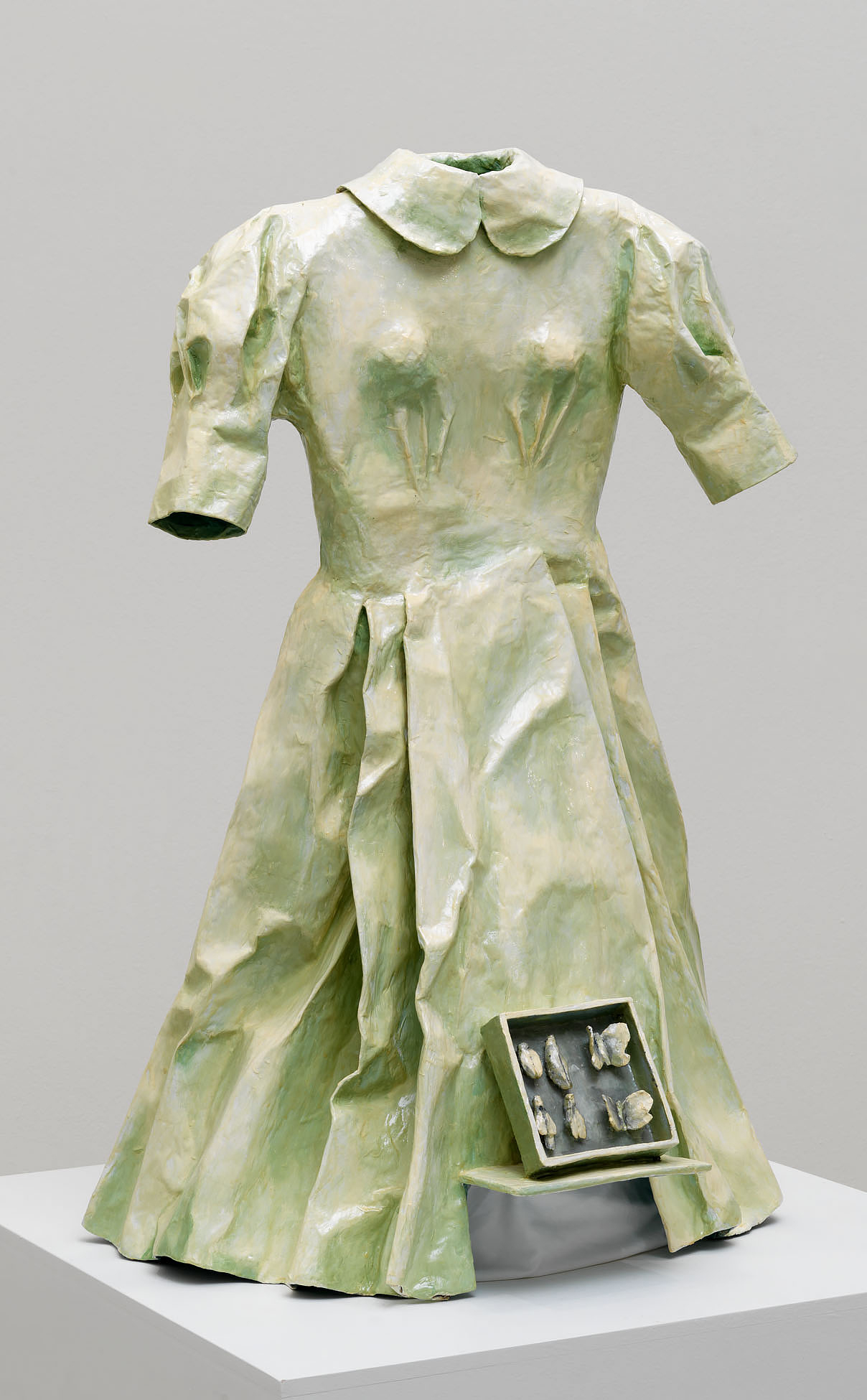 Gathie Falk, Robe avec boîte à insectes, 1998