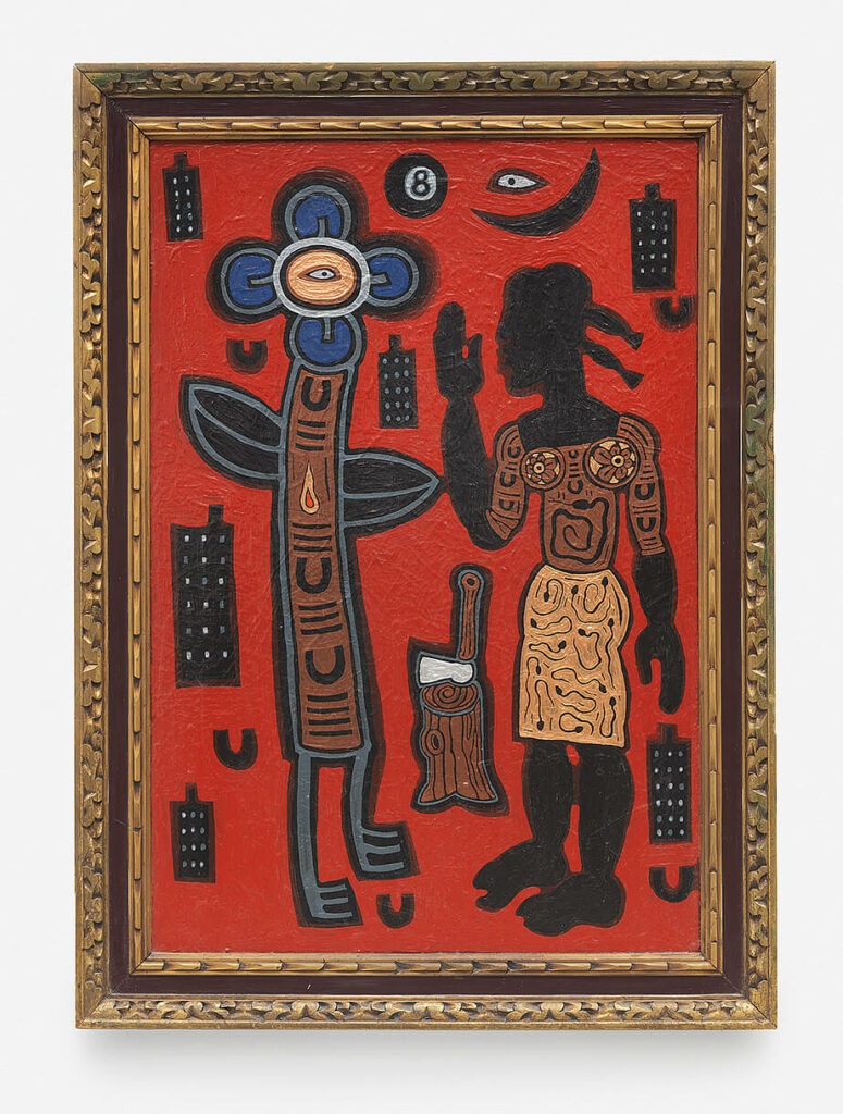 Woman Talking to the Flower Spirit
