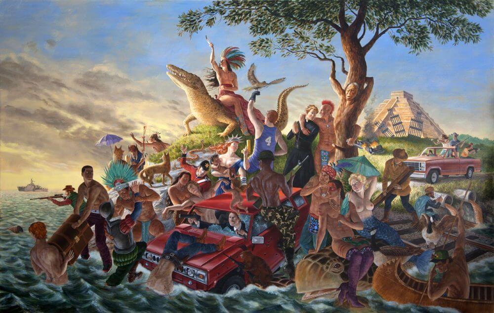 L'histoire canadienne revisitée par l'artiste cri Kent Monkman