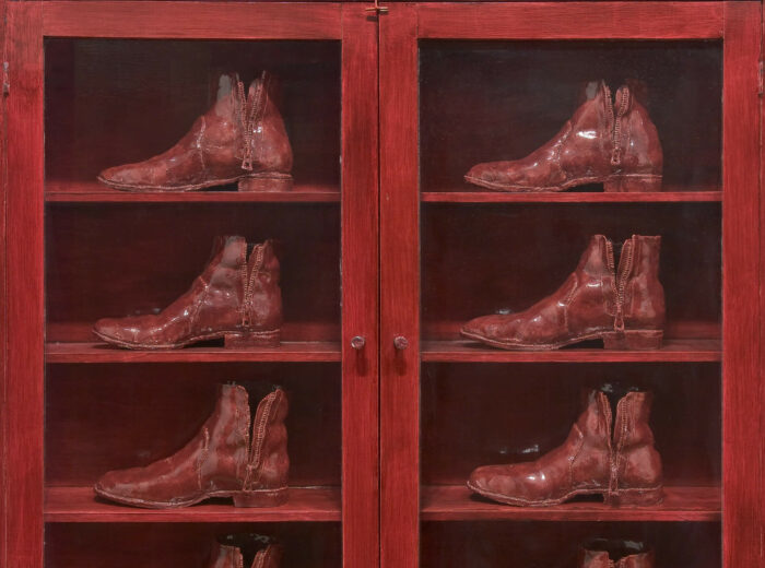 Gathie Falk, Eight Red Boots, 1973