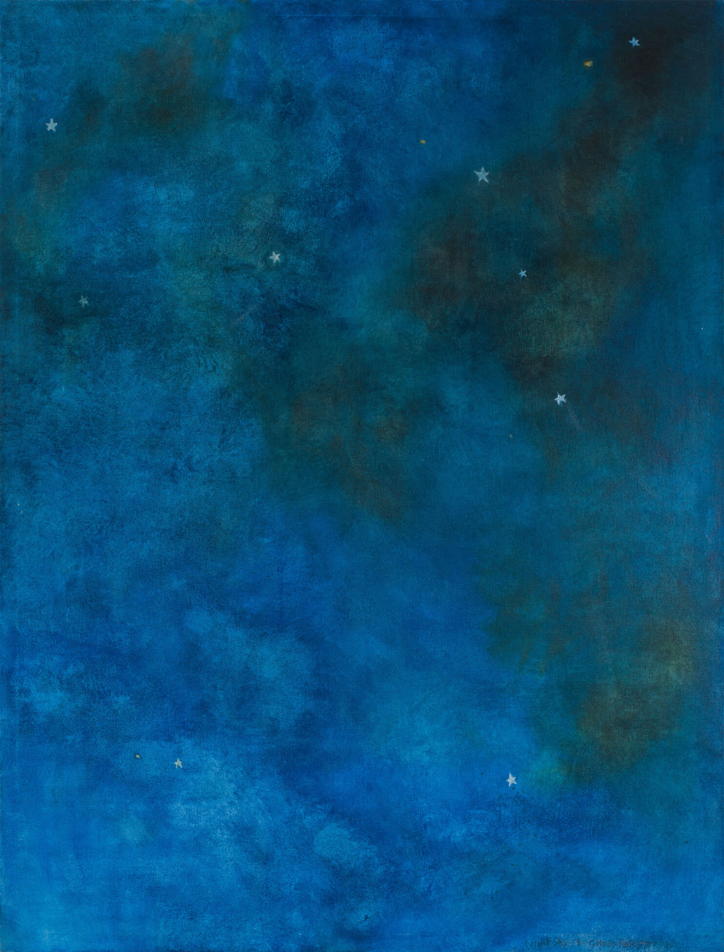 Gathie Falk, Night Sky #16, 1979