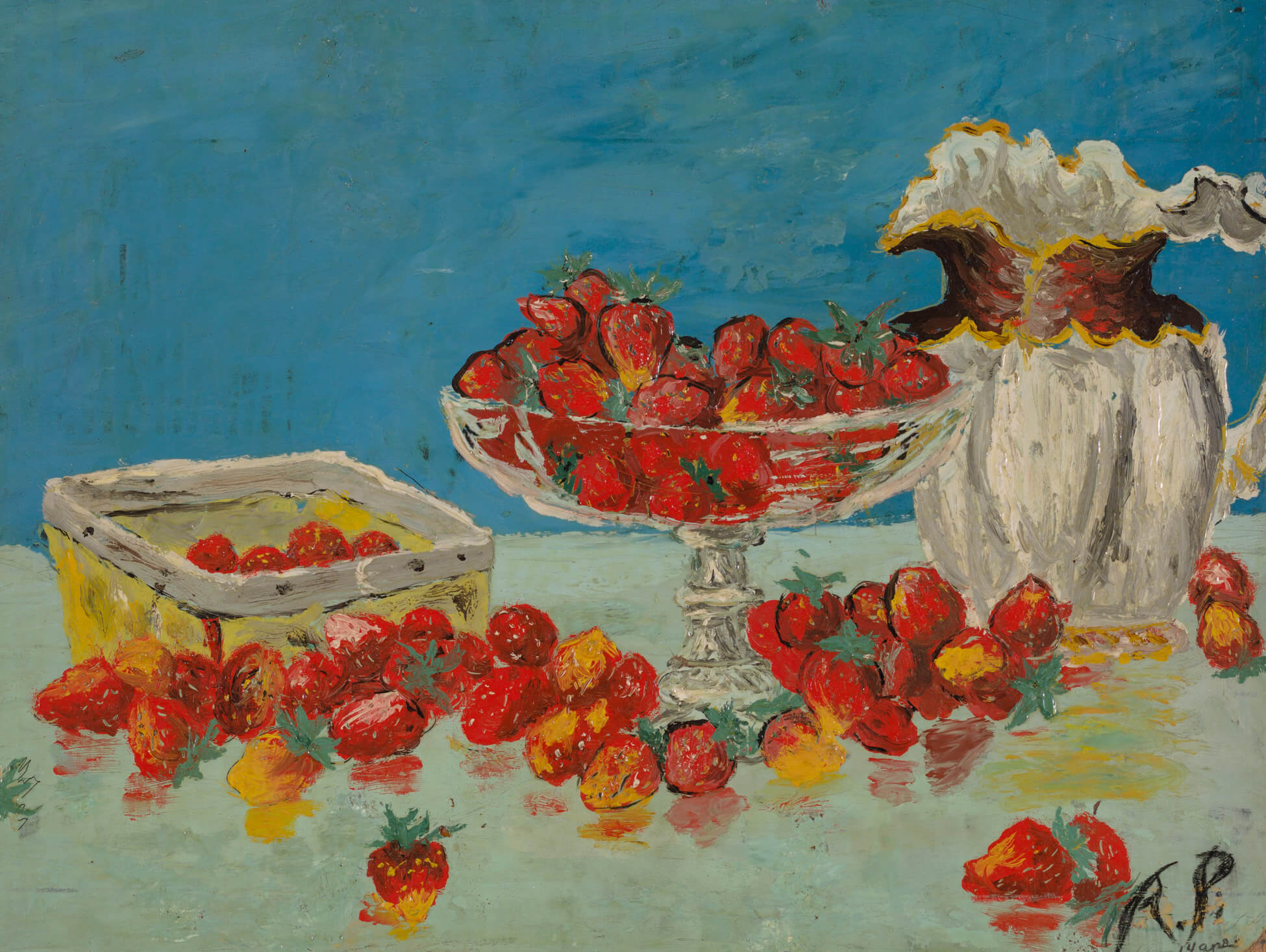 Alfred Pellan, Les fraises (Strawberries), 1920