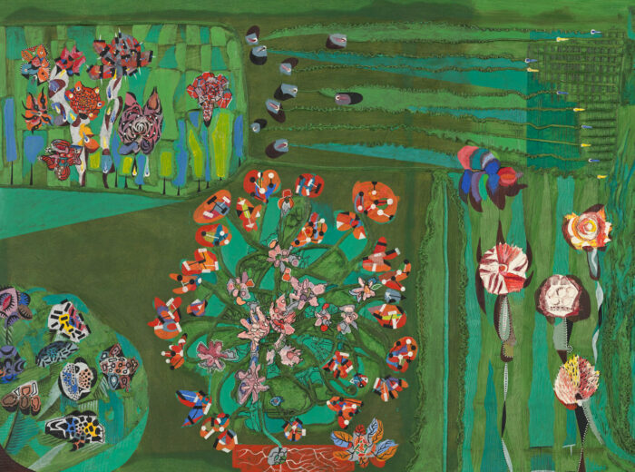 Alfred Pellan, Jardin vert (Green Garden), 1958