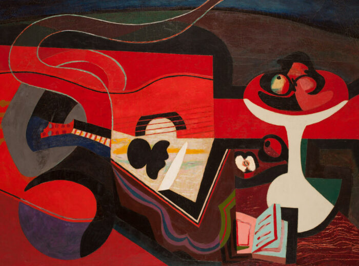 Alfred Pellan, Instruments de musique – A (Musical Instruments – A), 1933