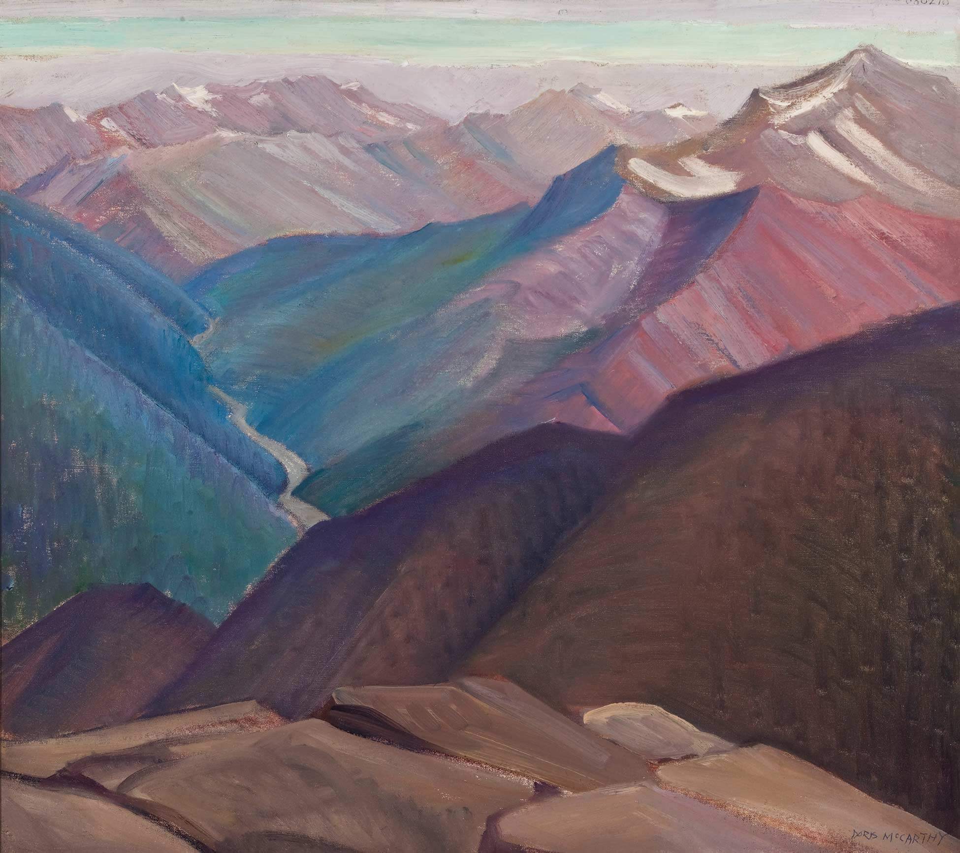 Vallée de la rivière Bow au-dessus de Revelstoke