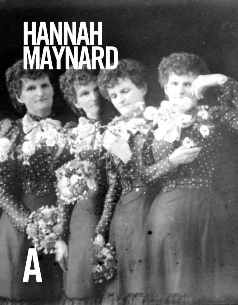 Hannah Maynard: Sa vie et son œuvre, Par Elizabeth Anne Cavaliere